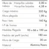 Elevador frontal 350Kg Altura 5000mm (bajo pedido) - Imagen 3