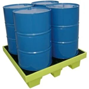 Cubeta polietileno 4 bidones. Capacidad 274L.(altura 347mm)