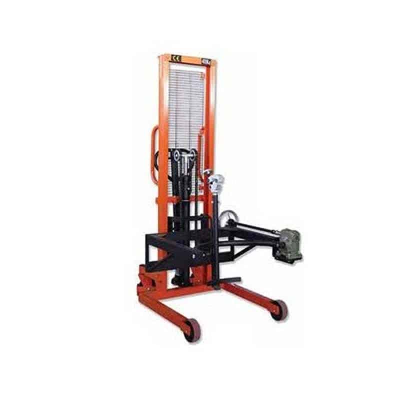 Apilador manual 400kg volteador de bidones