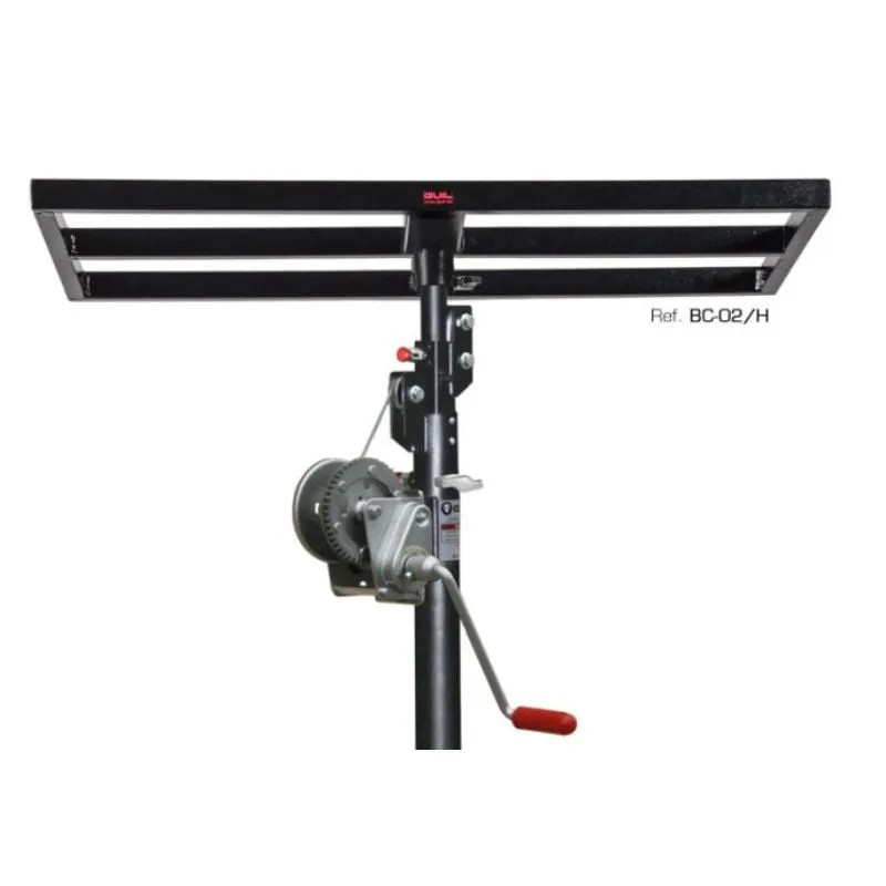 Bandeja de carga 450X450mm con elevador 100 y 125Kg