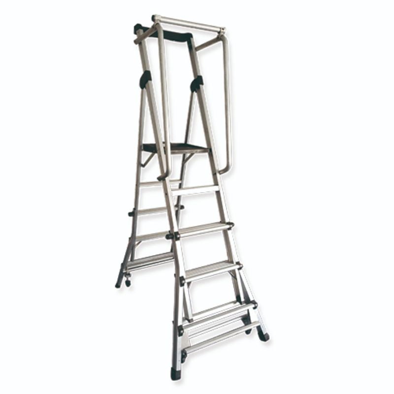 Escalera plataforma 4 a 6 peldaños